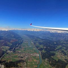 Flugwegposition um 11:03:57: Aufgenommen in der Nähe von Gemeinde Wolfsberg, Wolfsberg, Österreich in 2257 Meter